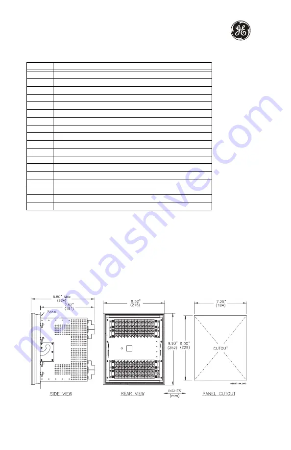 GE 750 Quick Reference Manual Download Page 6