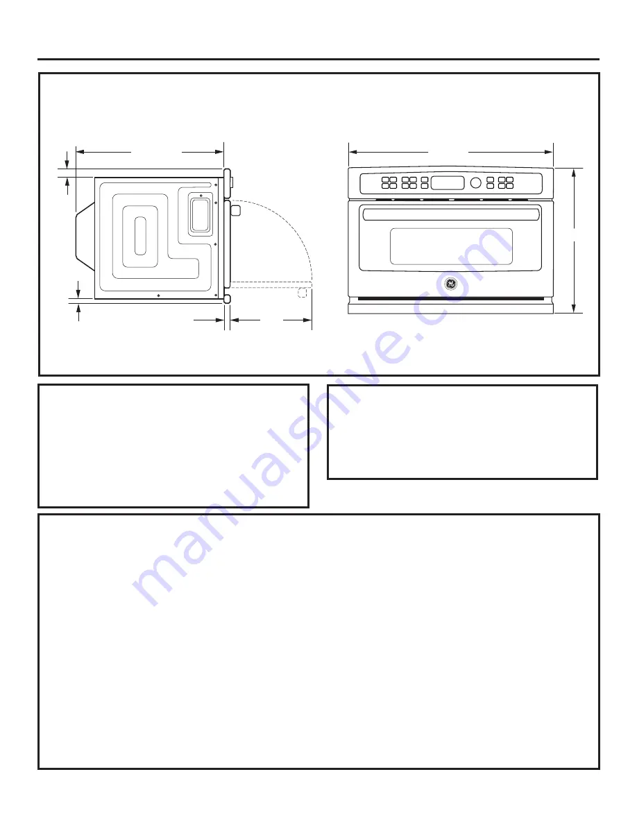 GE Advantium PSB9100BL Installation Instructions Manual Download Page 11