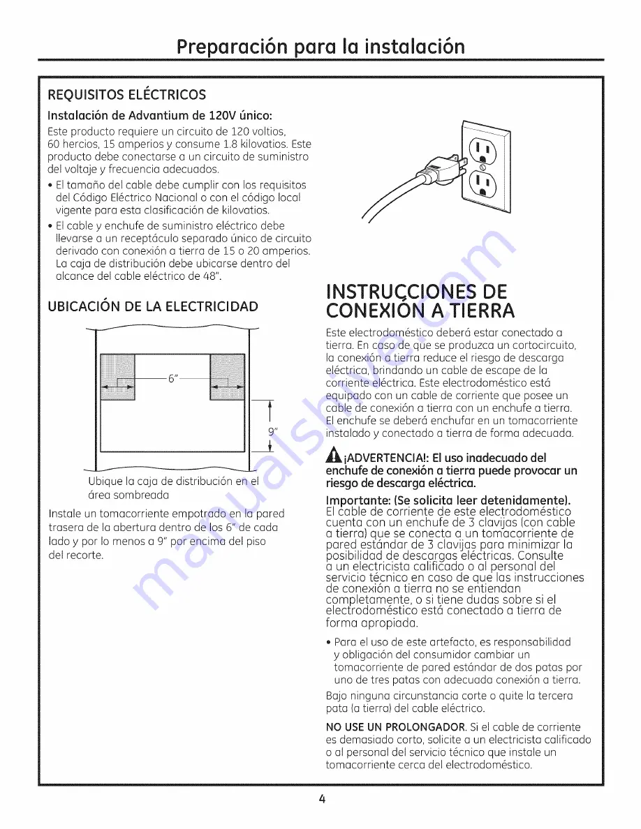 GE Advantium PSB9120DF Installation Instructions Manual Download Page 24