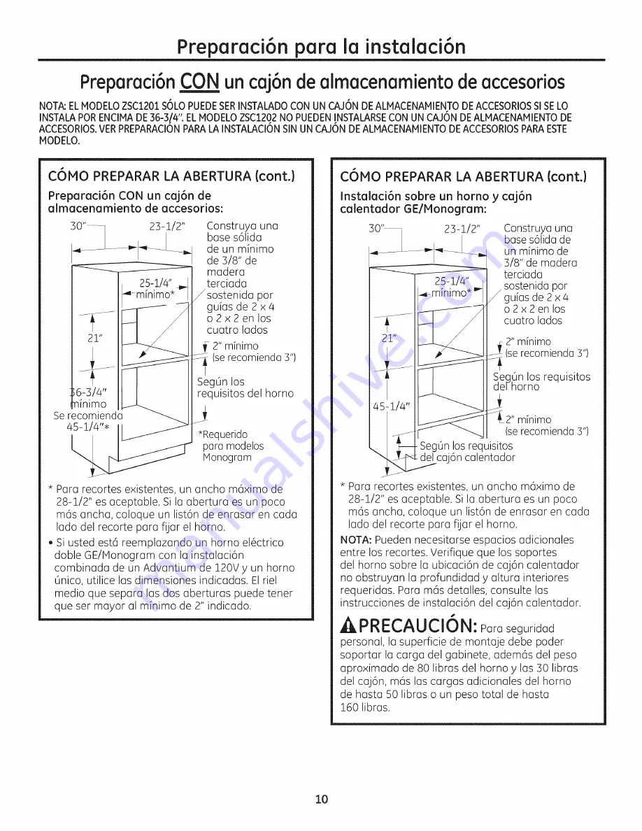 GE Advantium PSB9120DF Installation Instructions Manual Download Page 30