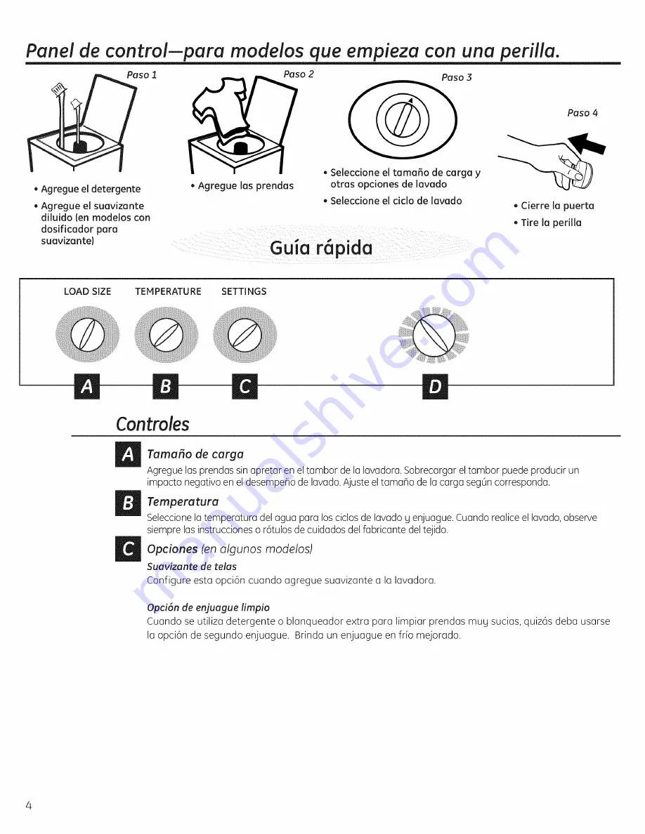 GE Appliances GHWP1000M1WW Owner'S Manual Download Page 16