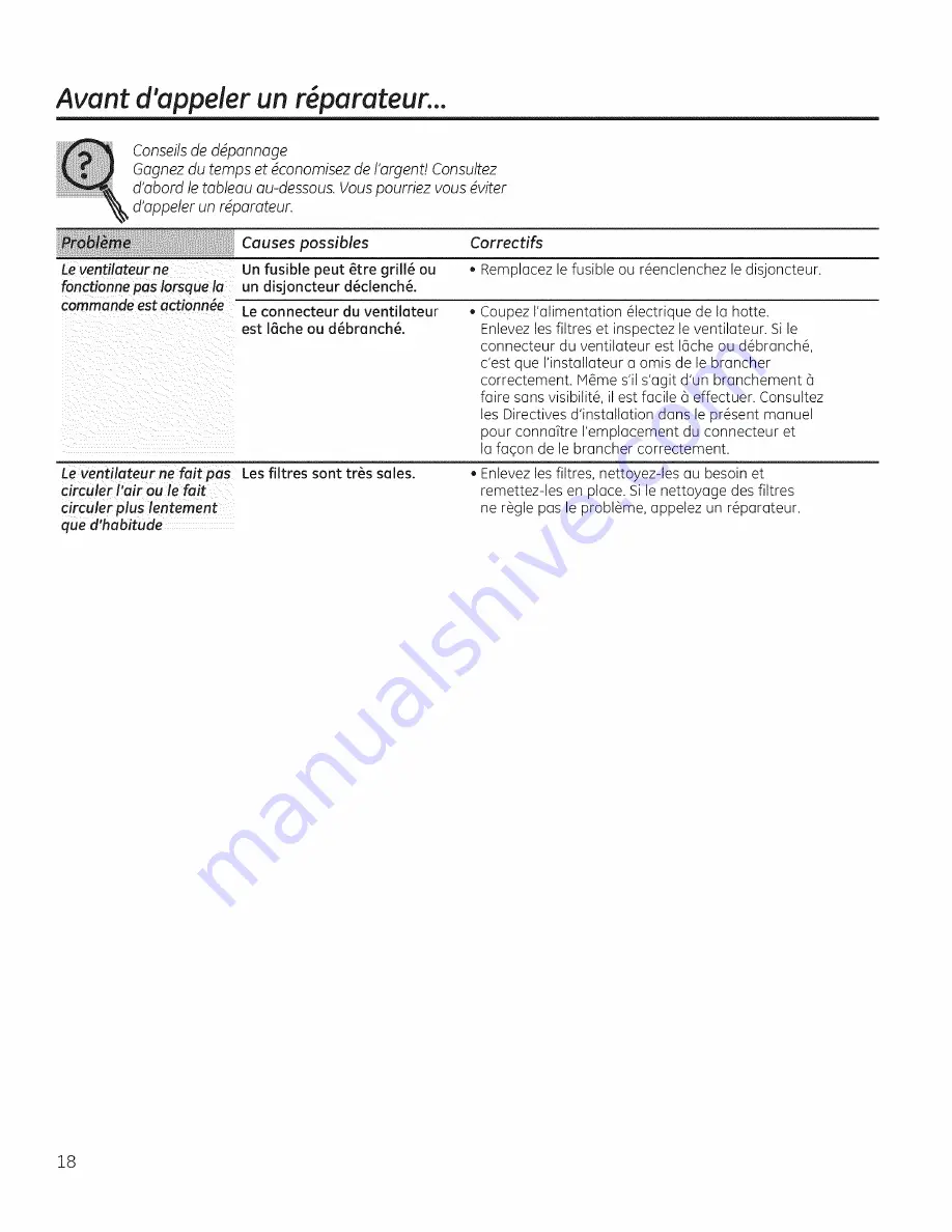 GE Appliances JV936 Owner'S Manual And Installation Instructions Download Page 40