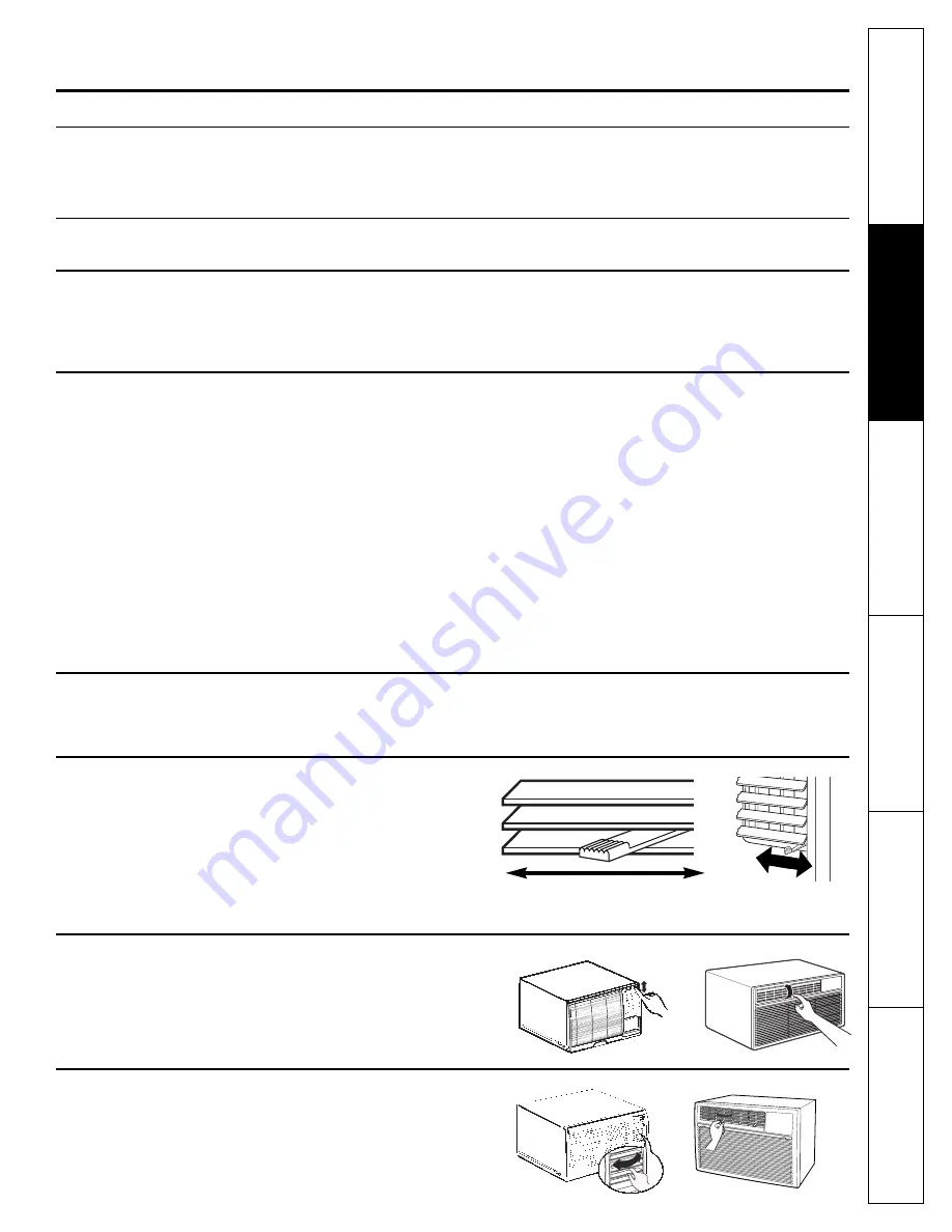 GE ASH12AL Owner'S Manual And Installation Instructions Download Page 5