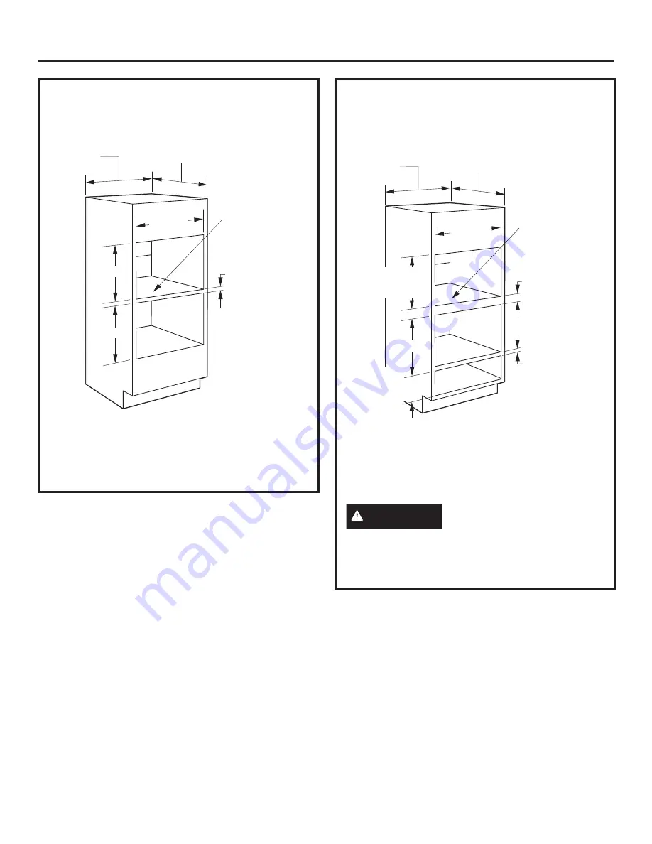 GE cafe Installation Instructions Manual Download Page 7