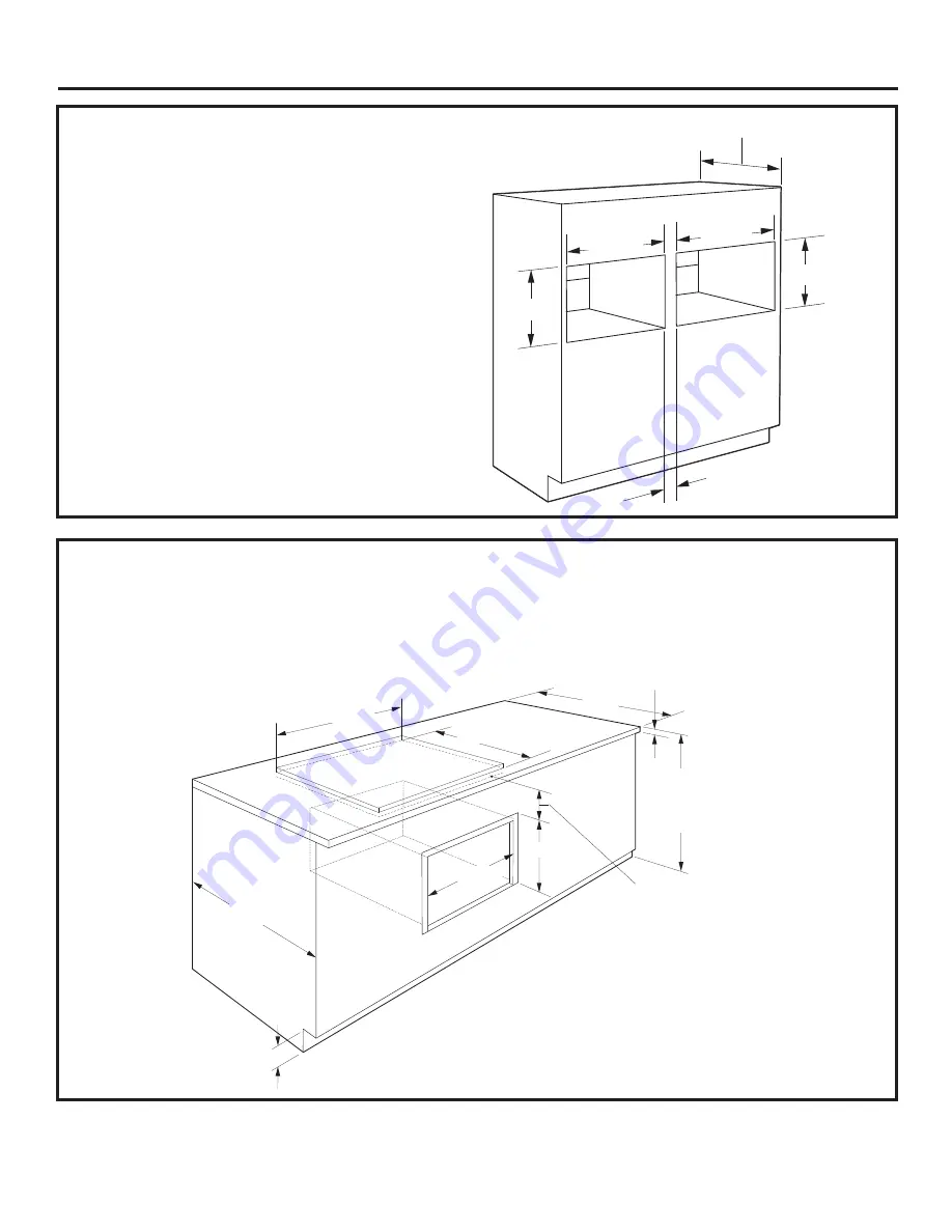 GE cafe Installation Instructions Manual Download Page 8