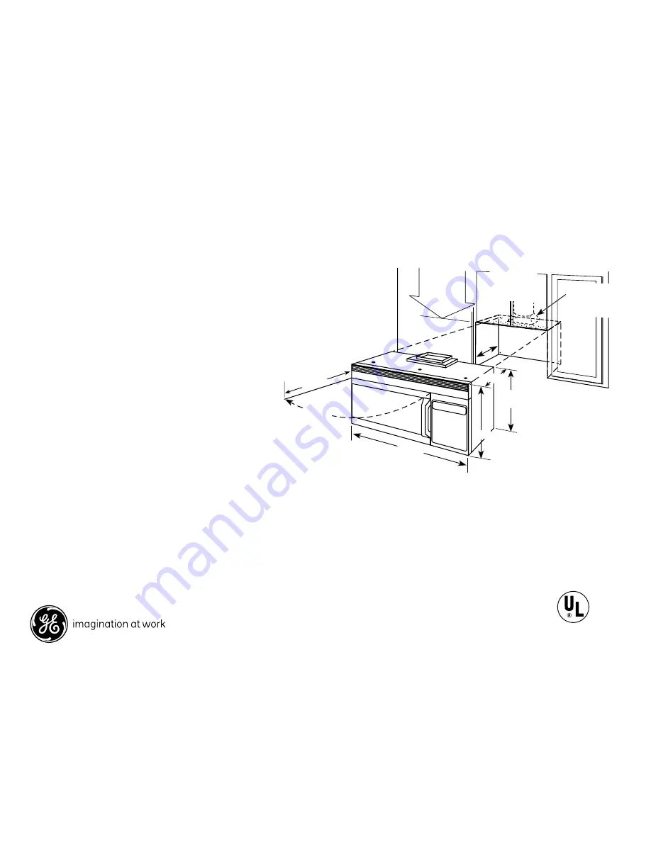 GE CVM2072SMSS Dimension Manual Download Page 1