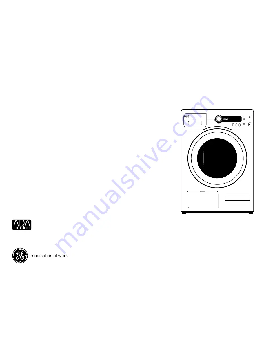 GE DCCH480EK Dimensions And Installation Information Download Page 4