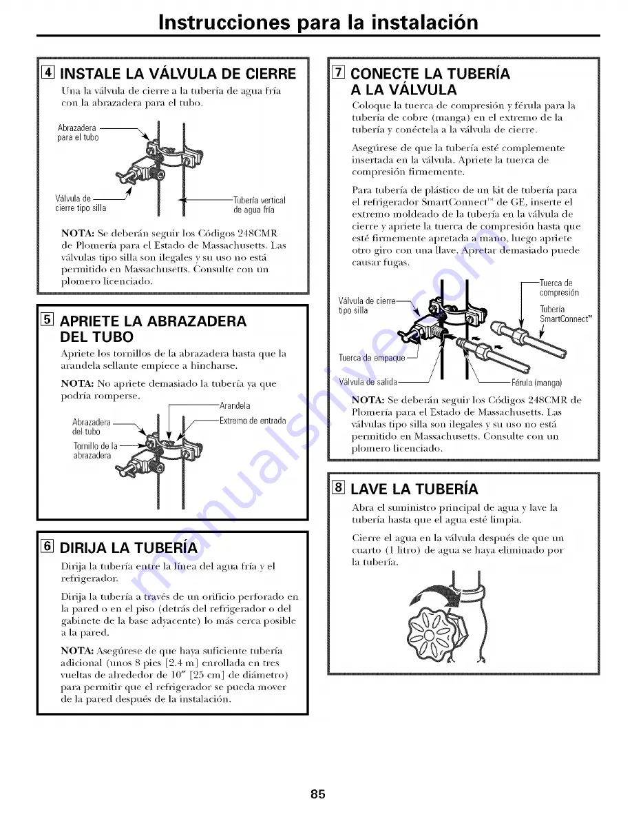 GE DTS18ICSHRWW and Owner'S Manual And Installation Instructions Download Page 85