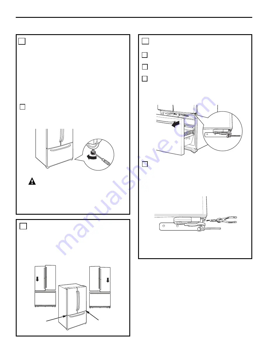 GE ENERGY STAR GFSF6KEX Owner'S Manual & Installation Instructions Download Page 58