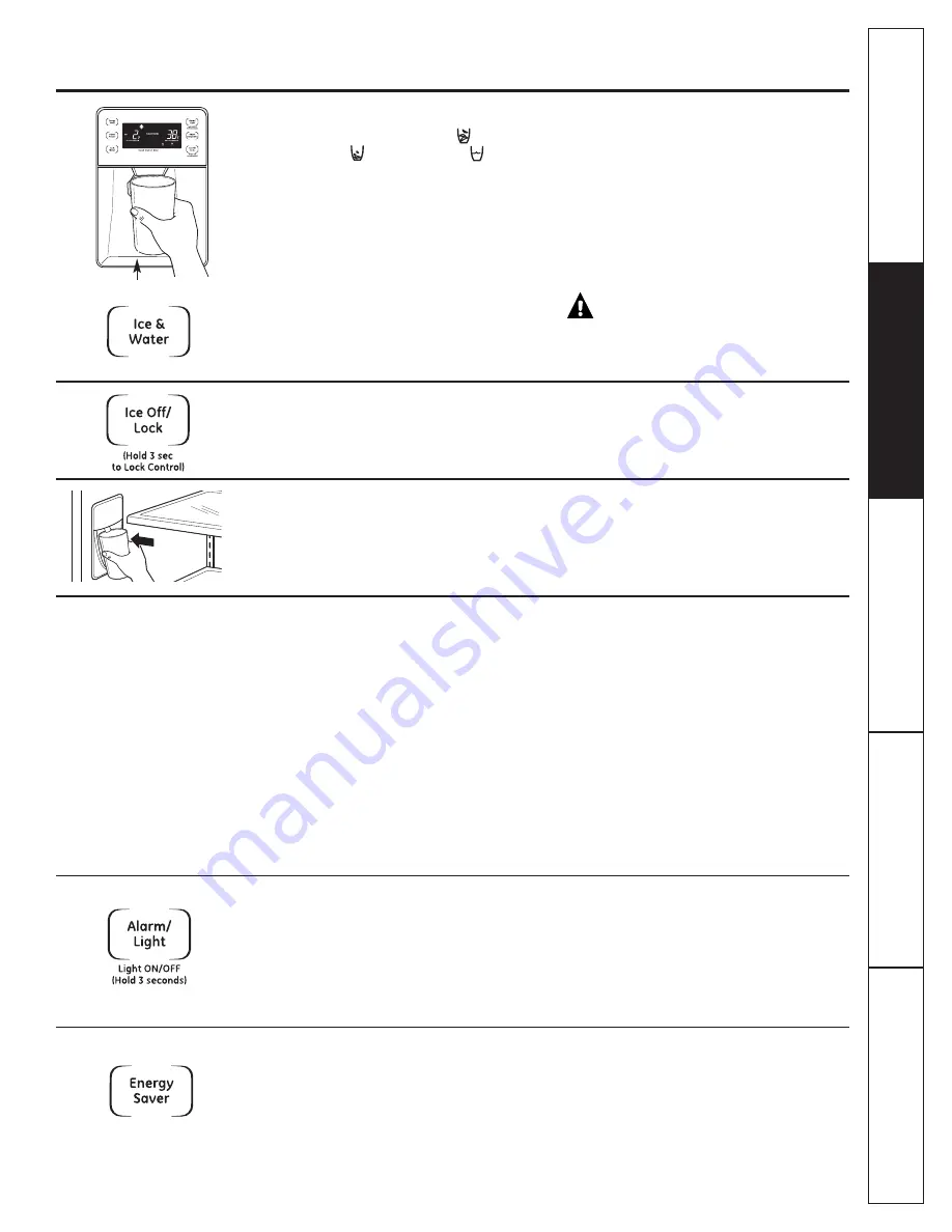 GE ENERGY STAR GFSF6KEX Owner'S Manual & Installation Instructions Download Page 75