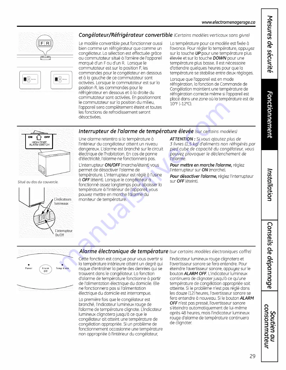 GE FUM15 Owner'S Manual & Installation Instructions Download Page 29