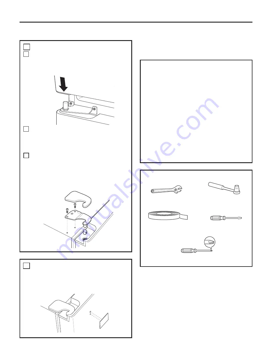 GE GBSC0HBX Owner'S Manual And Installation Instructions Download Page 25