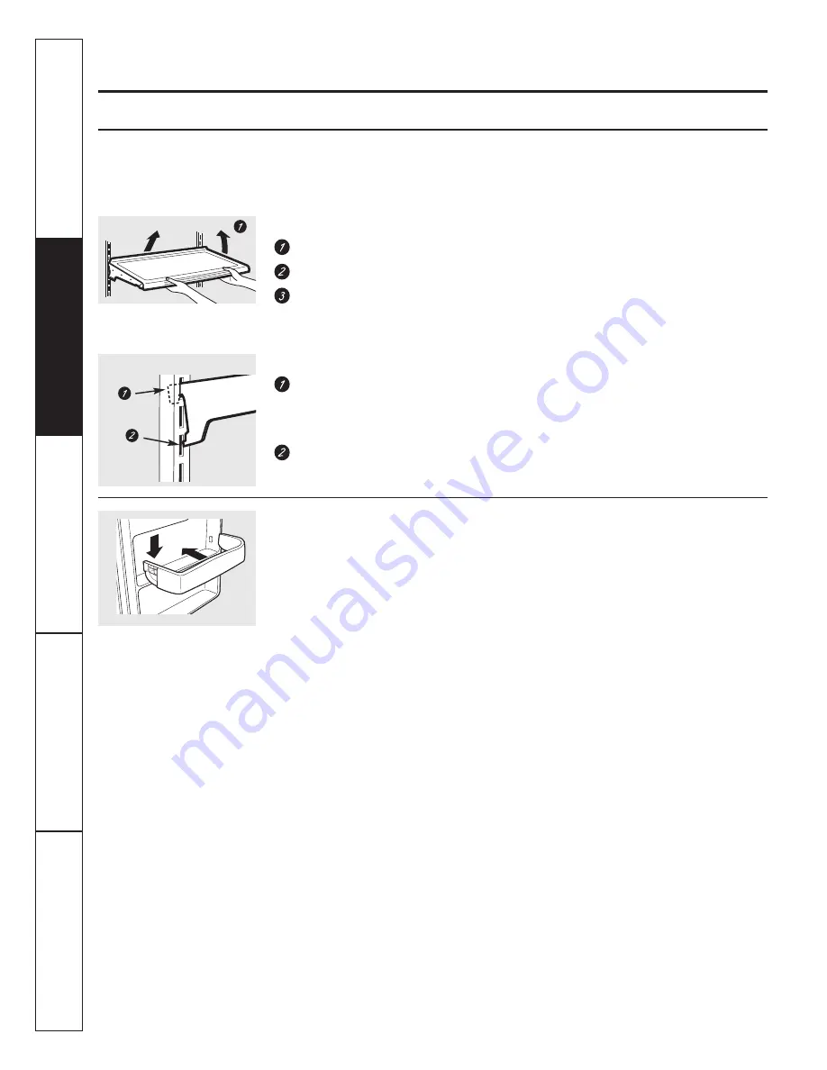 GE GBSC0HBX Owner'S Manual And Installation Instructions Download Page 48