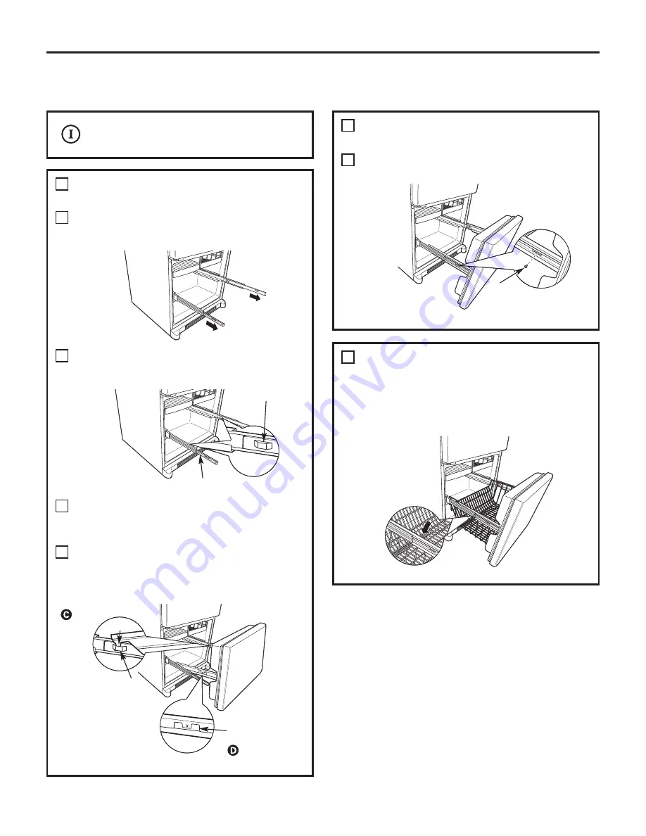 GE GBSC0HBX Owner'S Manual And Installation Instructions Download Page 63