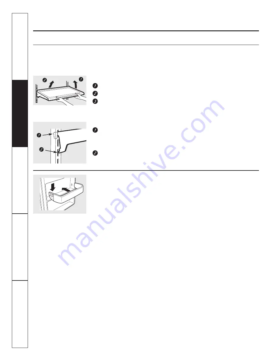 GE GBSC0HBX Owner'S Manual And Installation Instructions Download Page 86