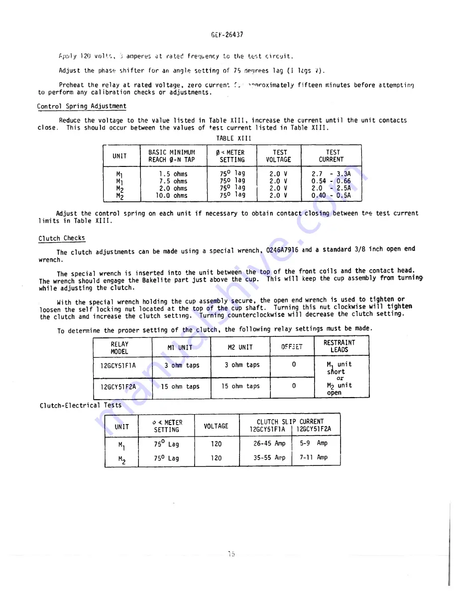 GE GCY51F Series Instructions Manual Download Page 15