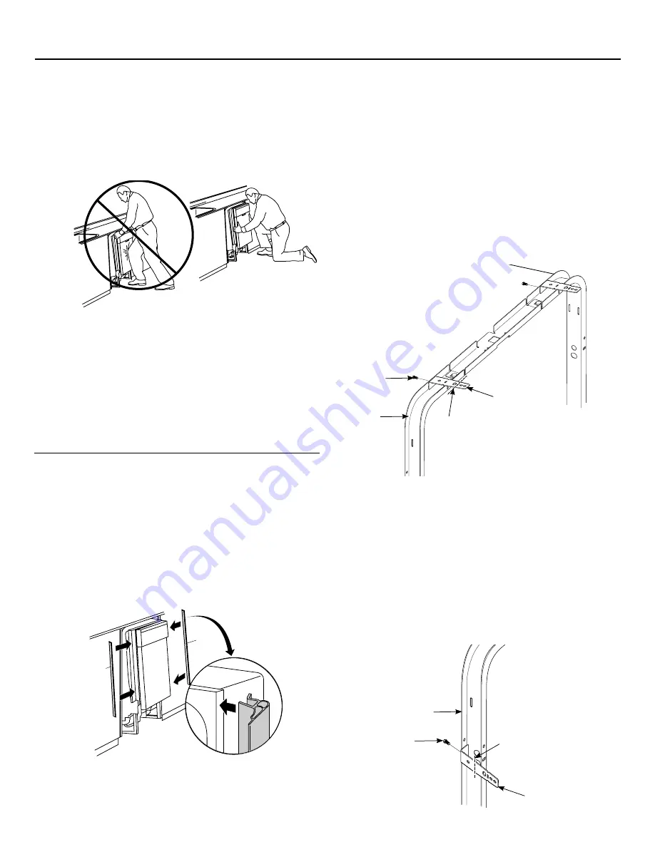 GE GDF510PSDSS Installation Instructions Manual Download Page 8