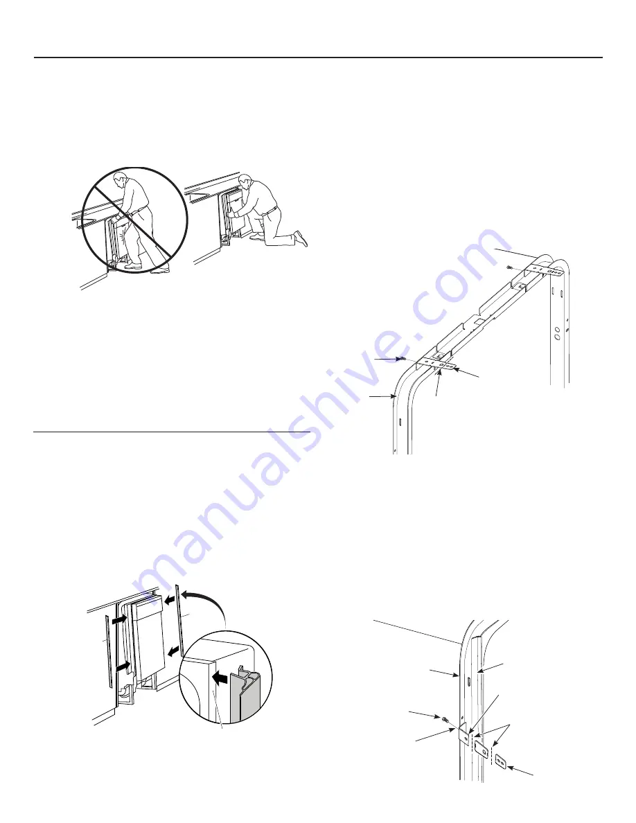 GE GDT550HGDWW Installation Instructions Manual Download Page 8