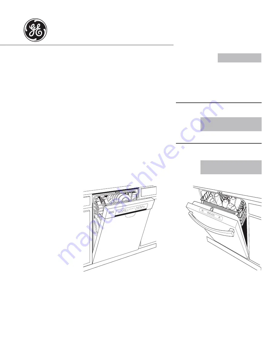 GE GDT580 Owner'S Manual Download Page 1