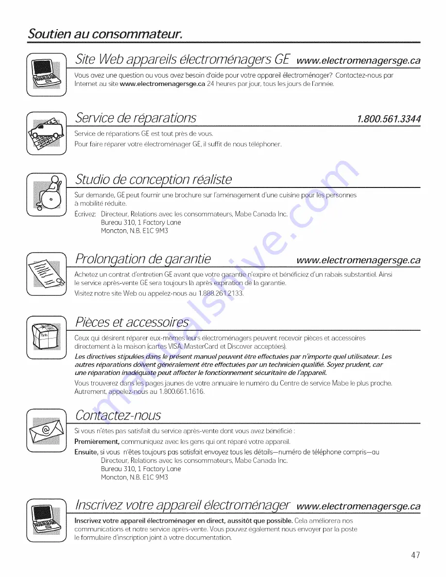 GE GeoSpring GEH50DEED Owner'S Manual Download Page 47