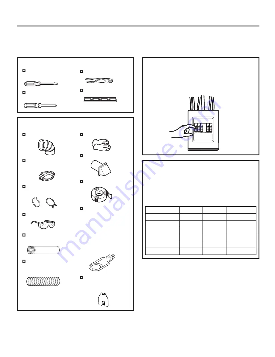 GE GFV55ESSNWW Installation Instructions Manual Download Page 9