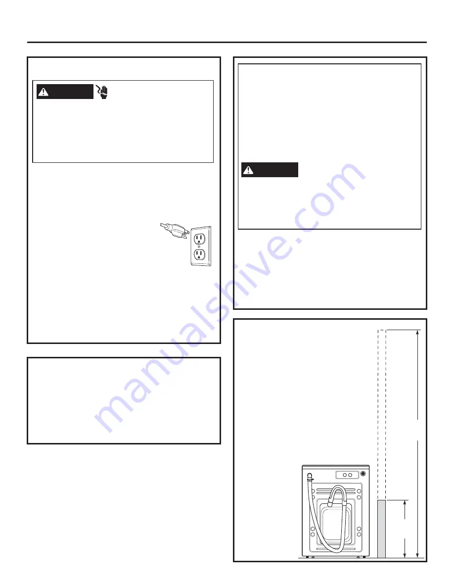 GE GFW450 Owner'S Manual & Installation Instructions Download Page 17