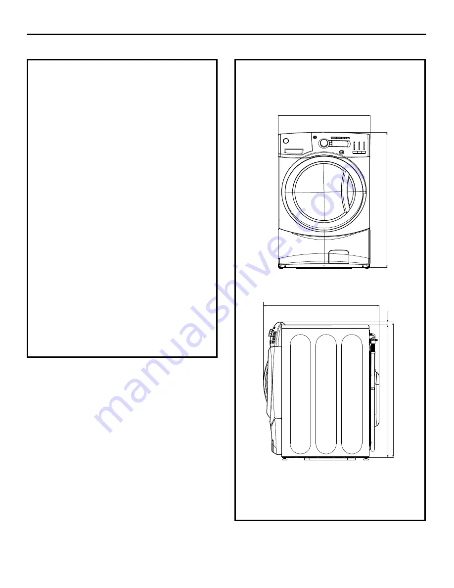 GE GFWH2400L Series Owner'S Manual & Installation Instructions Download Page 41