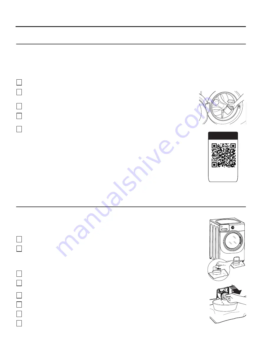 GE GFWN1600 Owner'S Manual & Installation Instructions Download Page 13