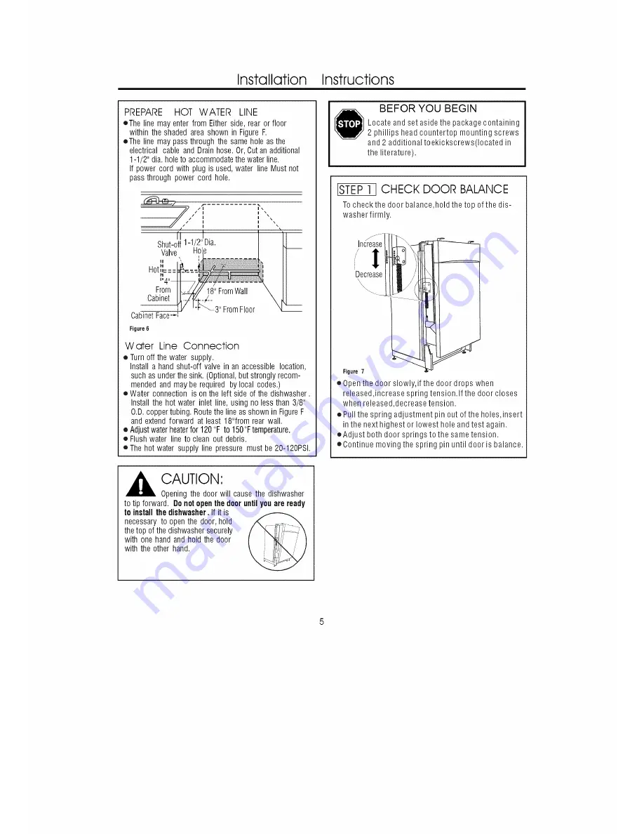 GE GHDA690P02BB Installation Instructions Manual Download Page 5