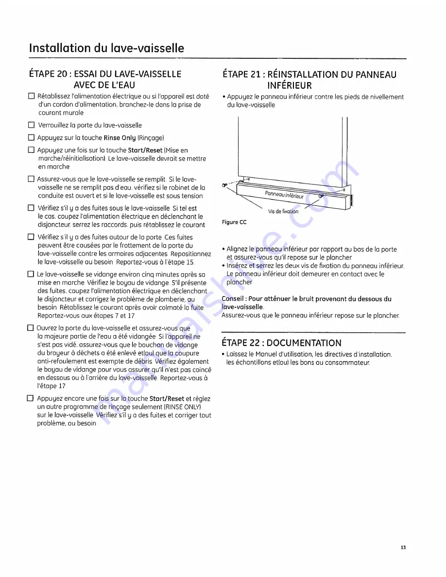 GE GLD4468R10SS Installation Instructions Manual Download Page 29