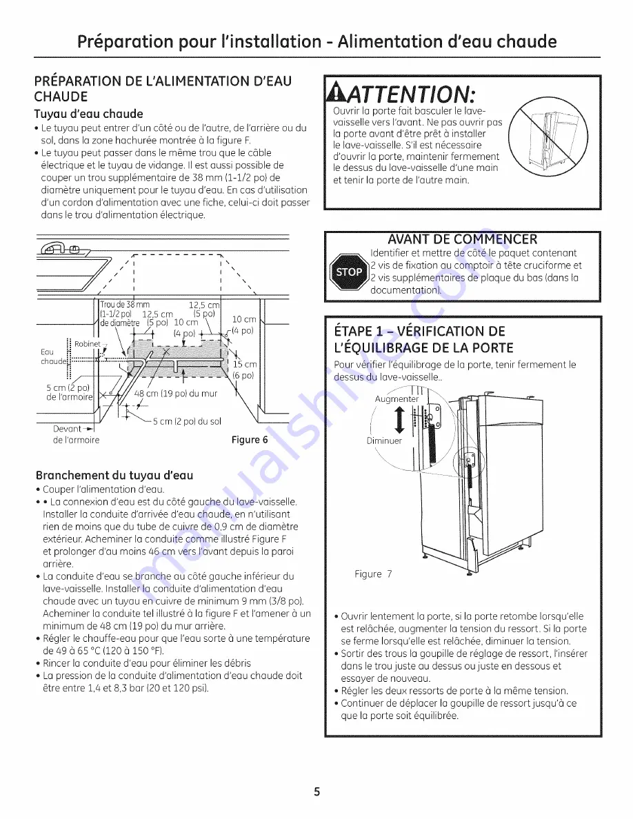 GE GLDT696T00SS Installation Instructions Manual Download Page 17