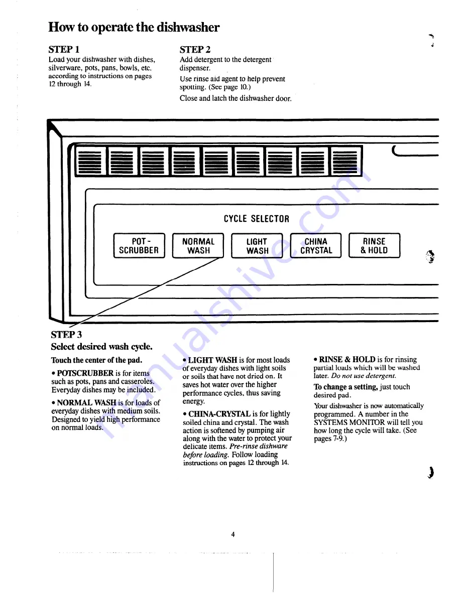 GE gsd2400 Use And Care Manual Download Page 4