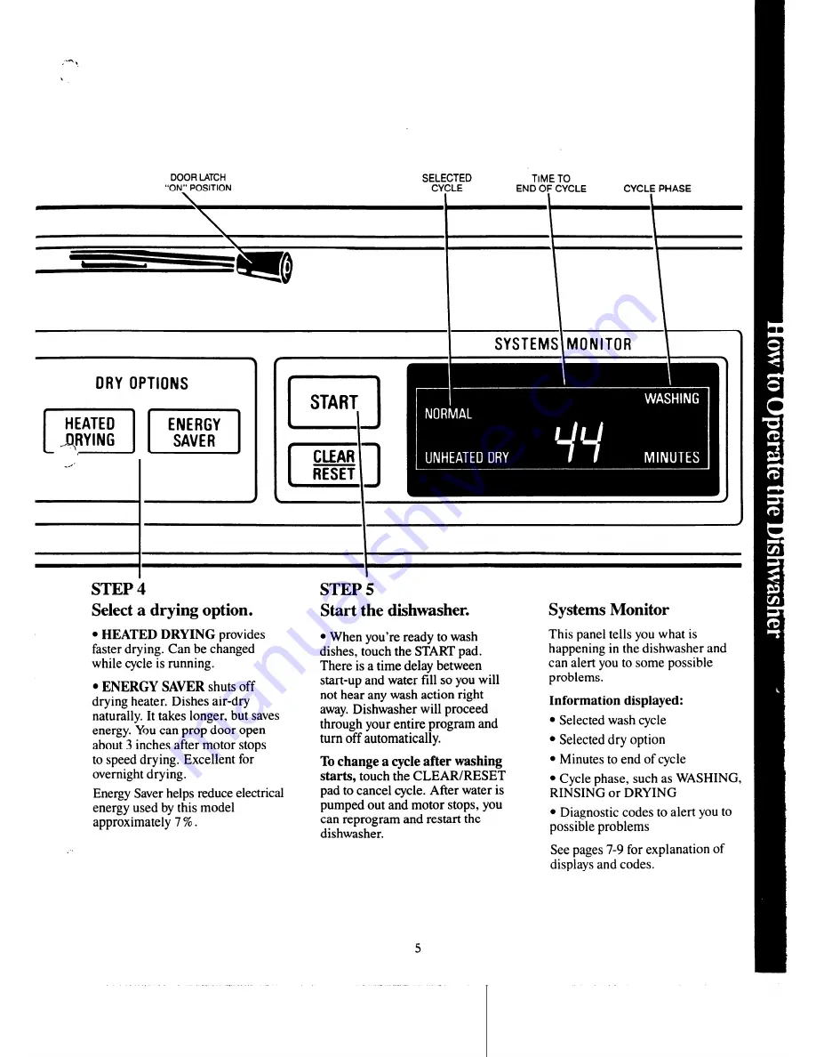 GE gsd2400 Use And Care Manual Download Page 5