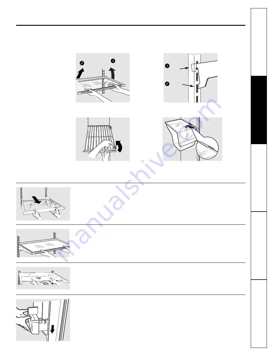 GE GSS20DBTWW - 19.9 cu. Ft. Refrigerator Owner'S Manual Download Page 67