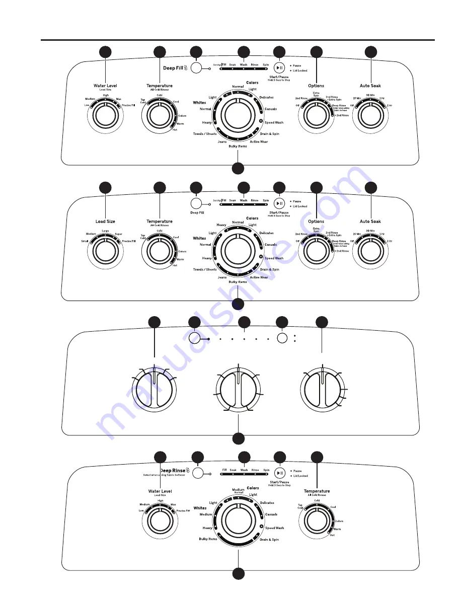 GE GTW525 Owner'S Manual & Installation Instructions Download Page 6