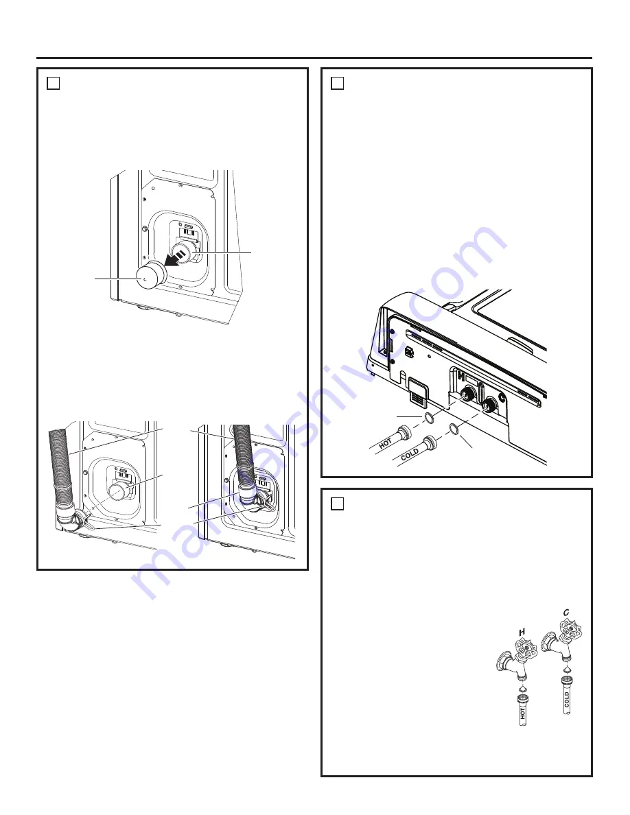 GE GTW525 Owner'S Manual & Installation Instructions Download Page 20