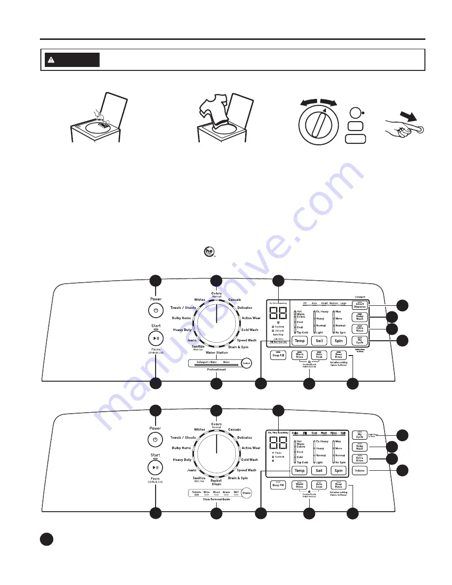 GE GTW755 Owner'S Manual & Installation Instructions Download Page 6