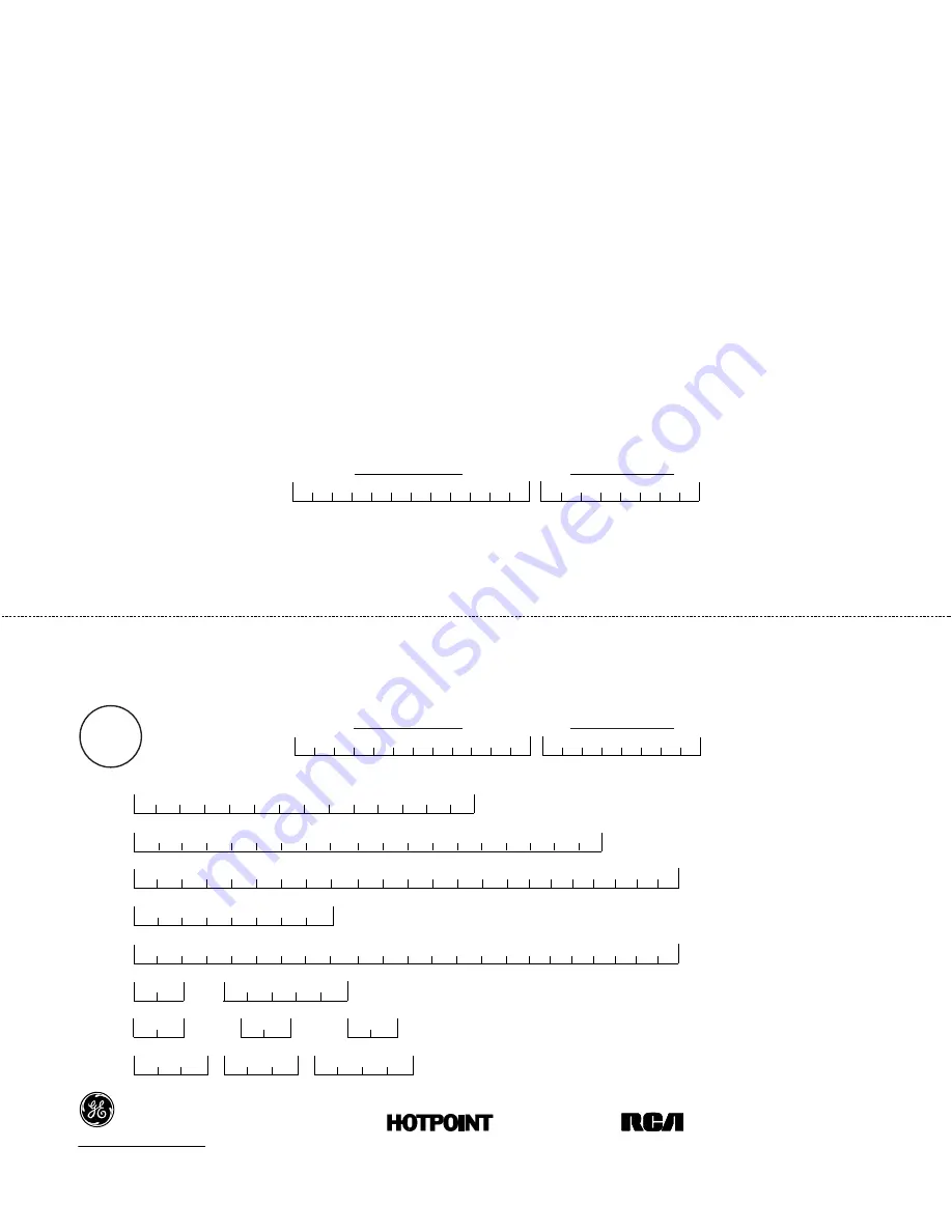 GE GXSL03B Owner'S Manual And Installation Download Page 14