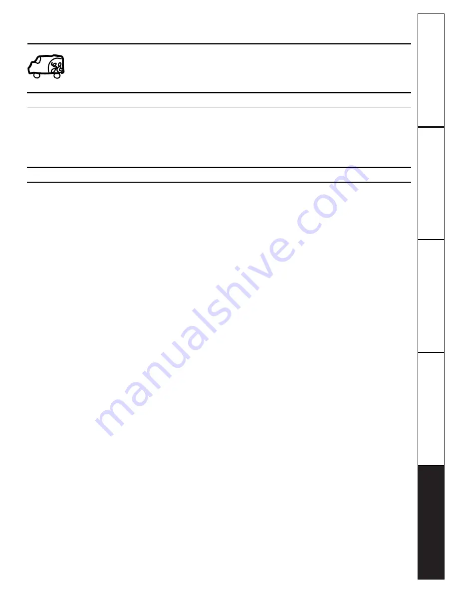 GE GXSL03B Owner'S Manual And Installation Download Page 19