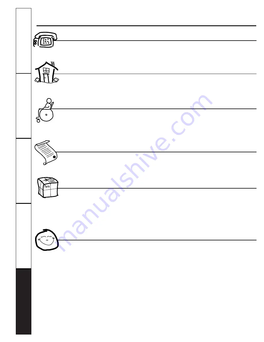 GE GXSL03B Owner'S Manual And Installation Download Page 20