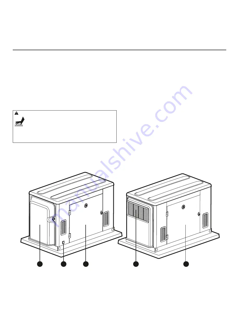 GE HOME NERATOR SYSTEMS Operator'S Manual Download Page 39