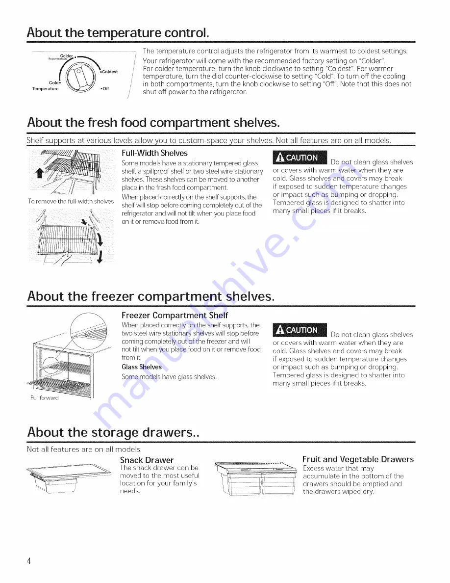 GE HPS18BTHBRBB Owner'S Manual And Installation Instructions Download Page 4