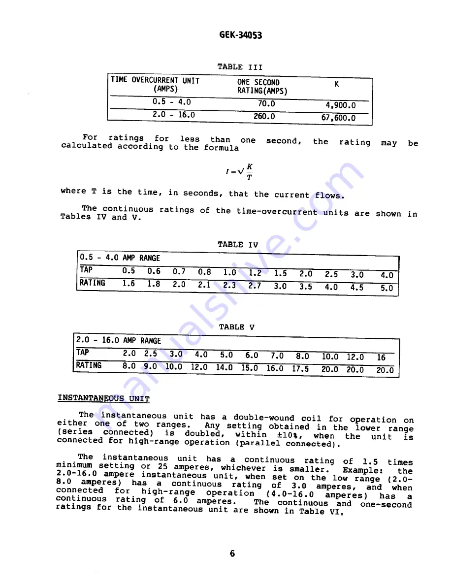 GE IACS1A Instructions Manual Download Page 6