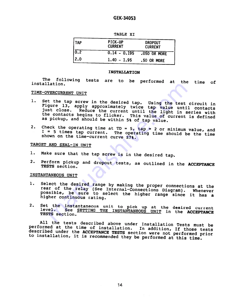 GE IACS1A Instructions Manual Download Page 14