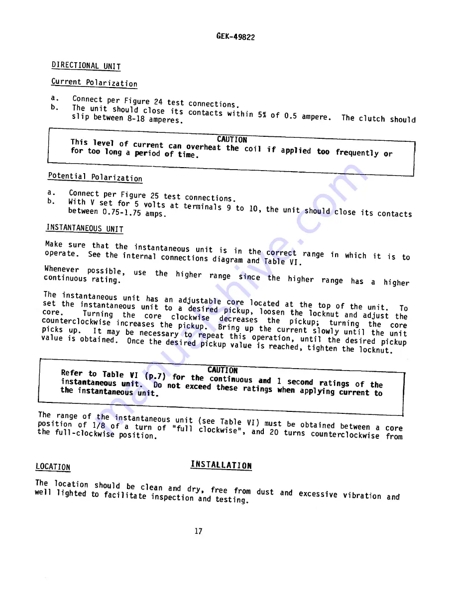 GE IBCG51M*Y1A Series Instruction Manual Download Page 17