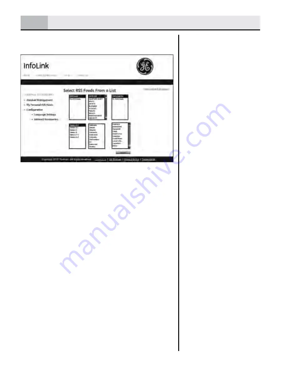 GE InfoLink 28320xx2 Скачать руководство пользователя страница 36