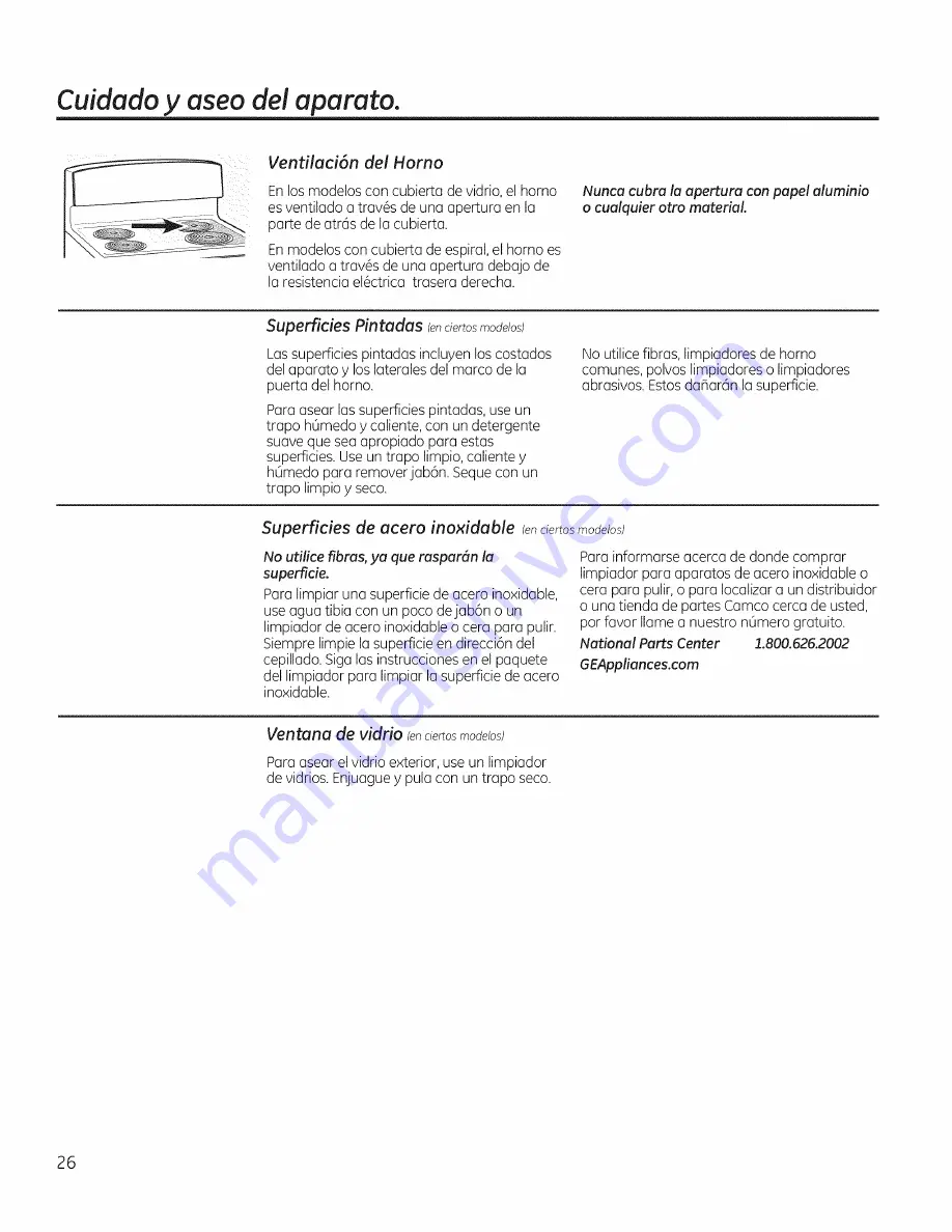 GE JAP02 Owner'S Manual And Installation Instructions Download Page 70