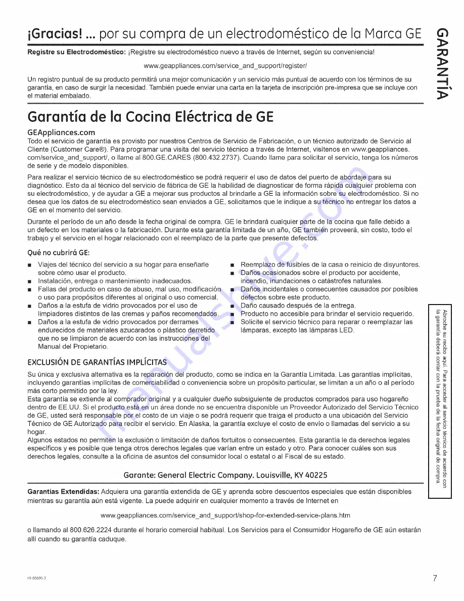 GE JB745 Owner'S Manual Download Page 39