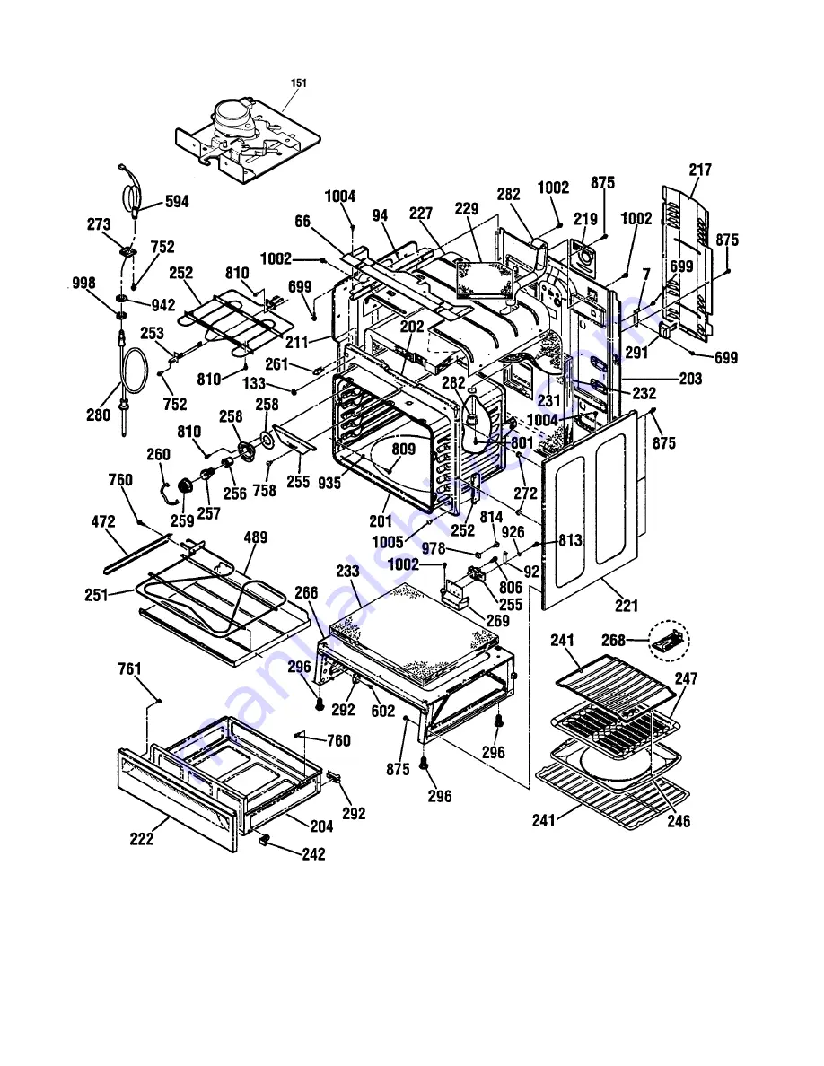 GE JB960 Technical Service Manual Download Page 38