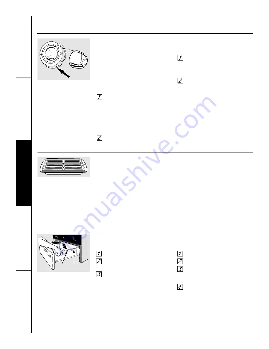 GE JBP35DMBB - 30 Electric Range Oven Ing Скачать руководство пользователя страница 21